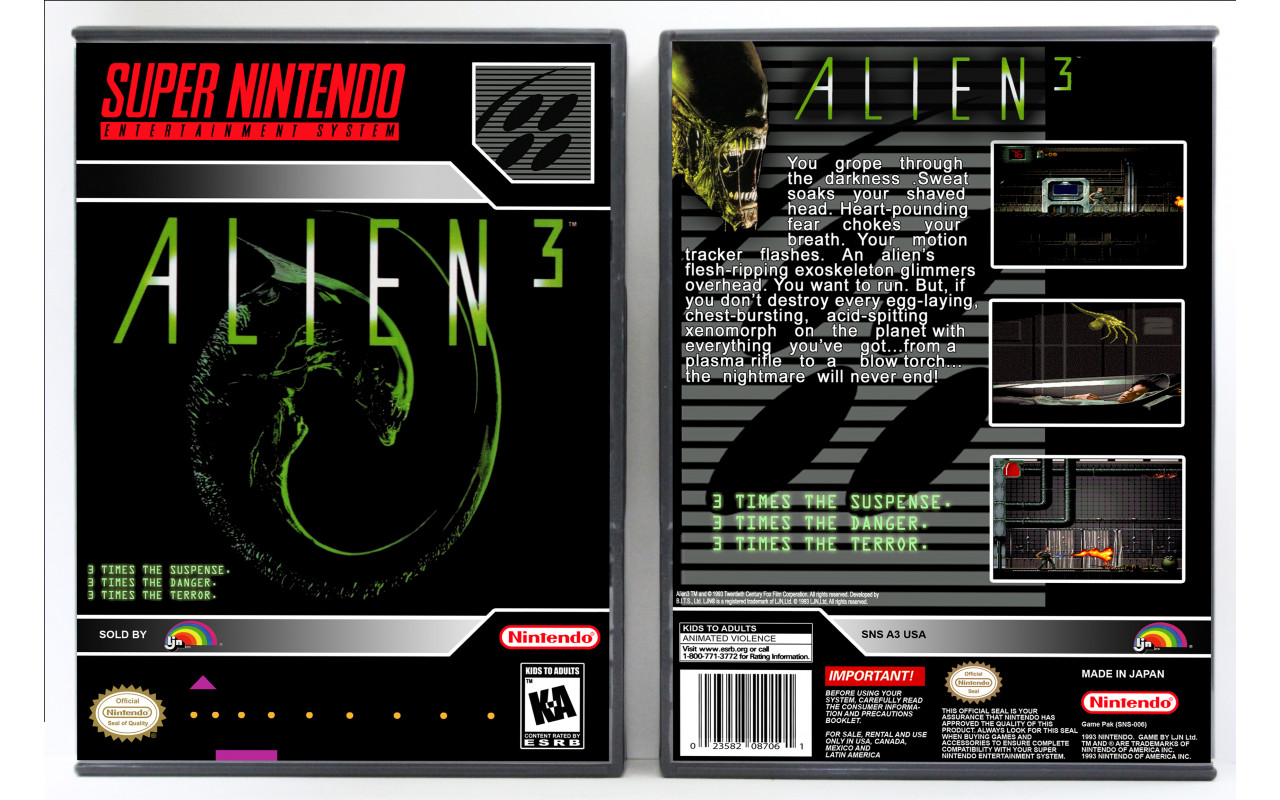 Gaming Relics - Super Nintendo - Alien 3