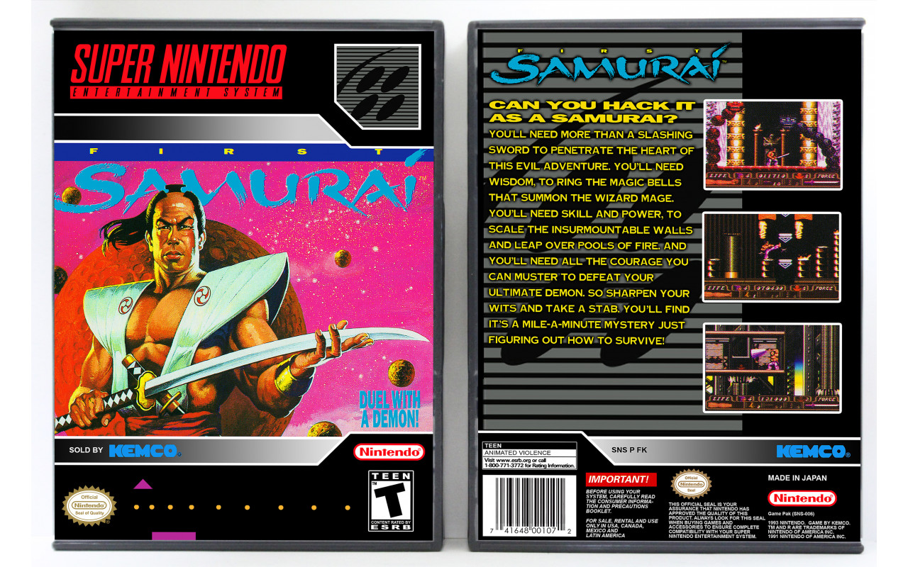 Gaming Relics - Super Nintendo - First Samurai