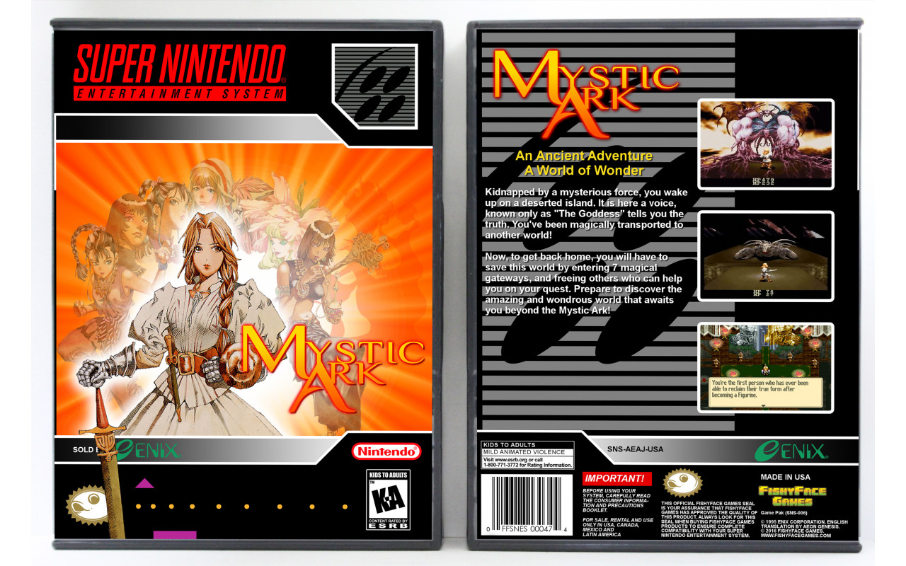 Mystic Ark, Super Nintendo