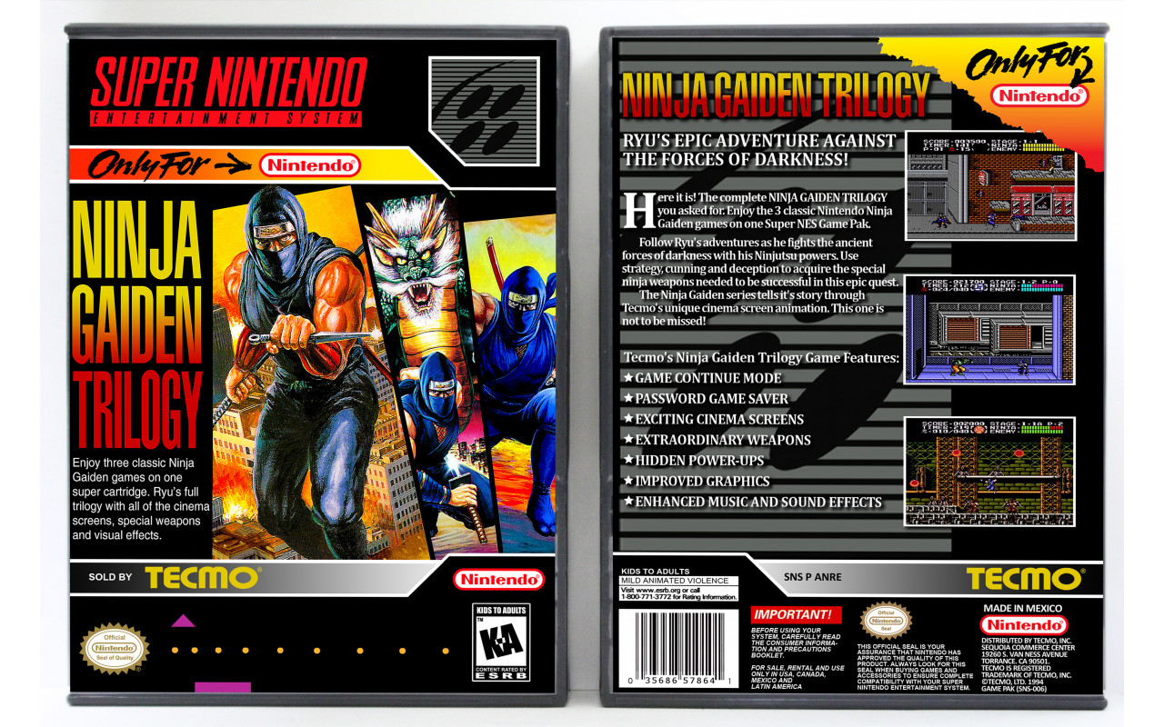 Gaming Relics - Ninja Gaiden Trilogy