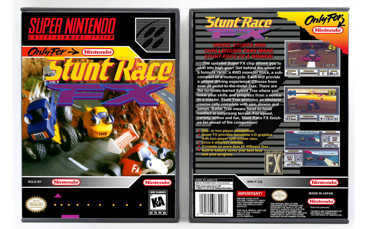 Stunt Race FX, Nintendo