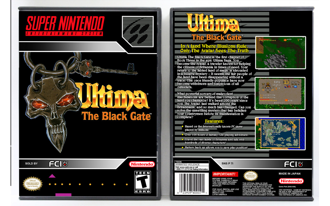 Gaming Relics - Ultima VII: The Black Gate