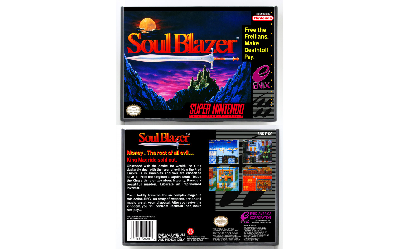 Gaming Relics - Super Nintendo - Soul Blazer