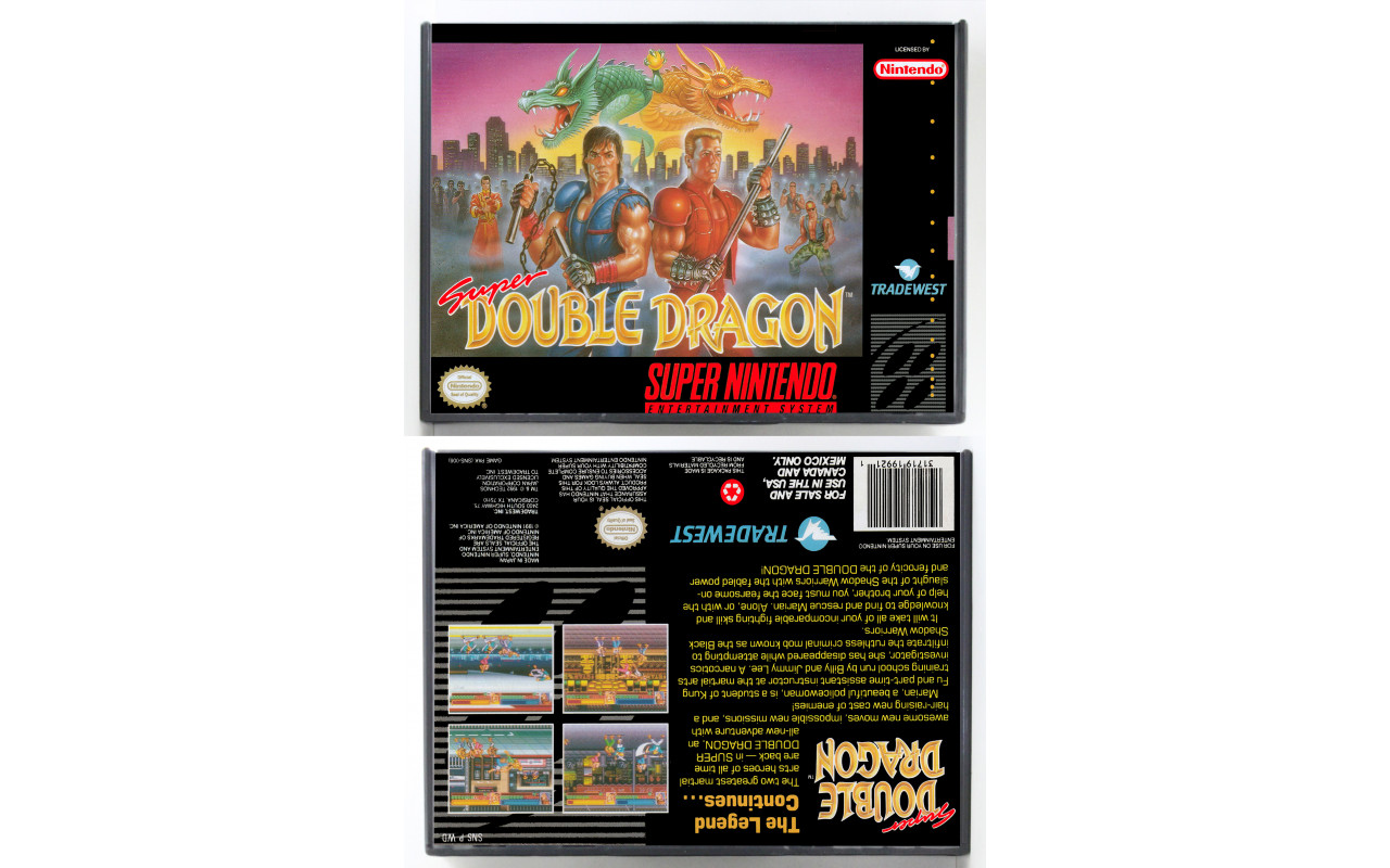 Super Double Dragon - Retro Game Cases 🕹️