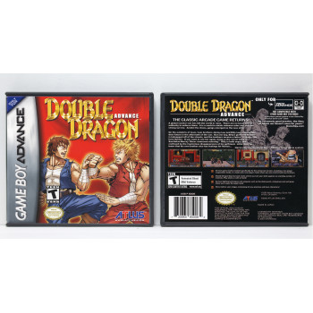 Double Dragon Advance - (GBA) Game Boy Advance - Game Case with Cover 